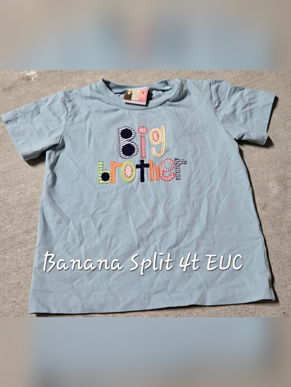 Light Blue "Big Brother" 4t Shirt